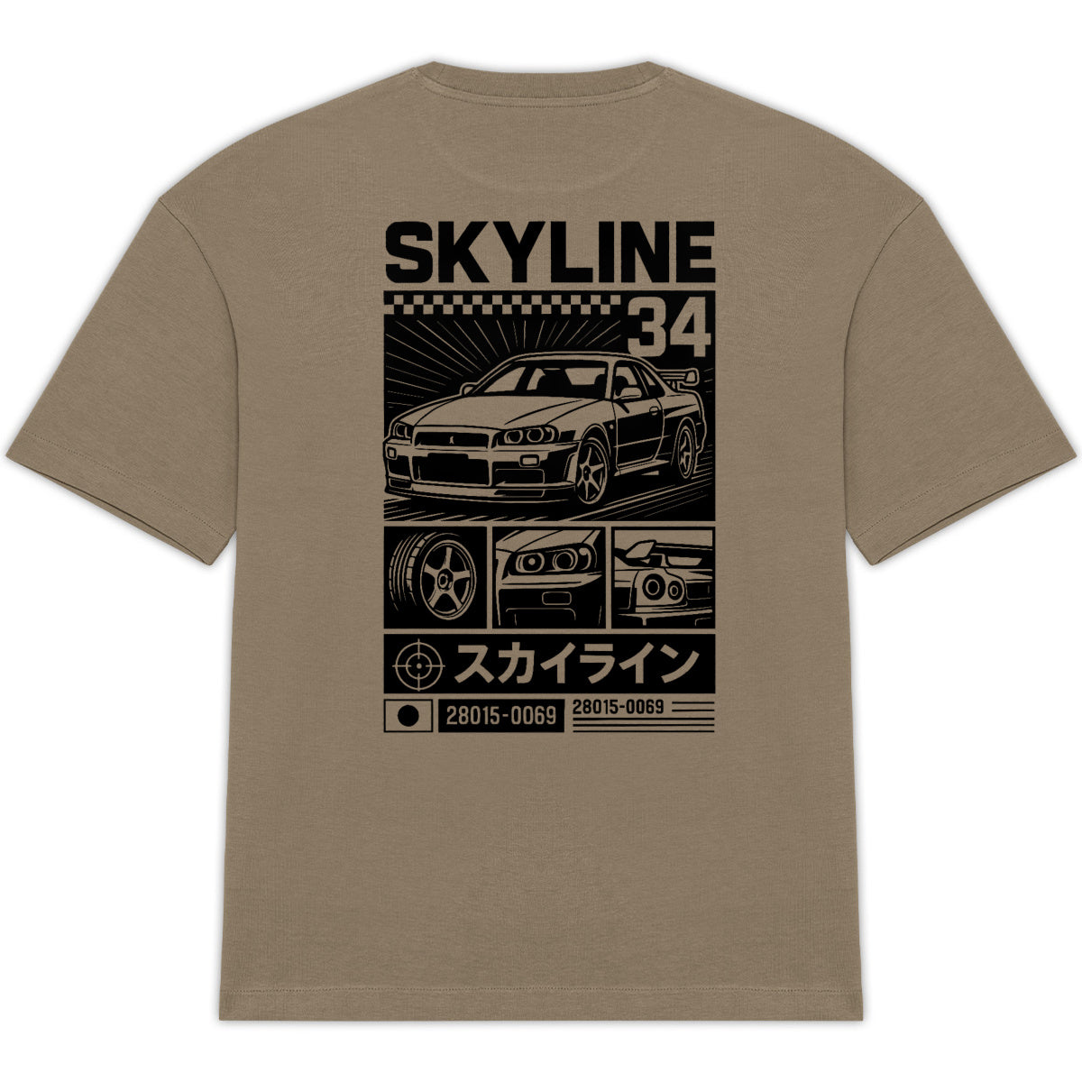 Skyline Car - Tshirt