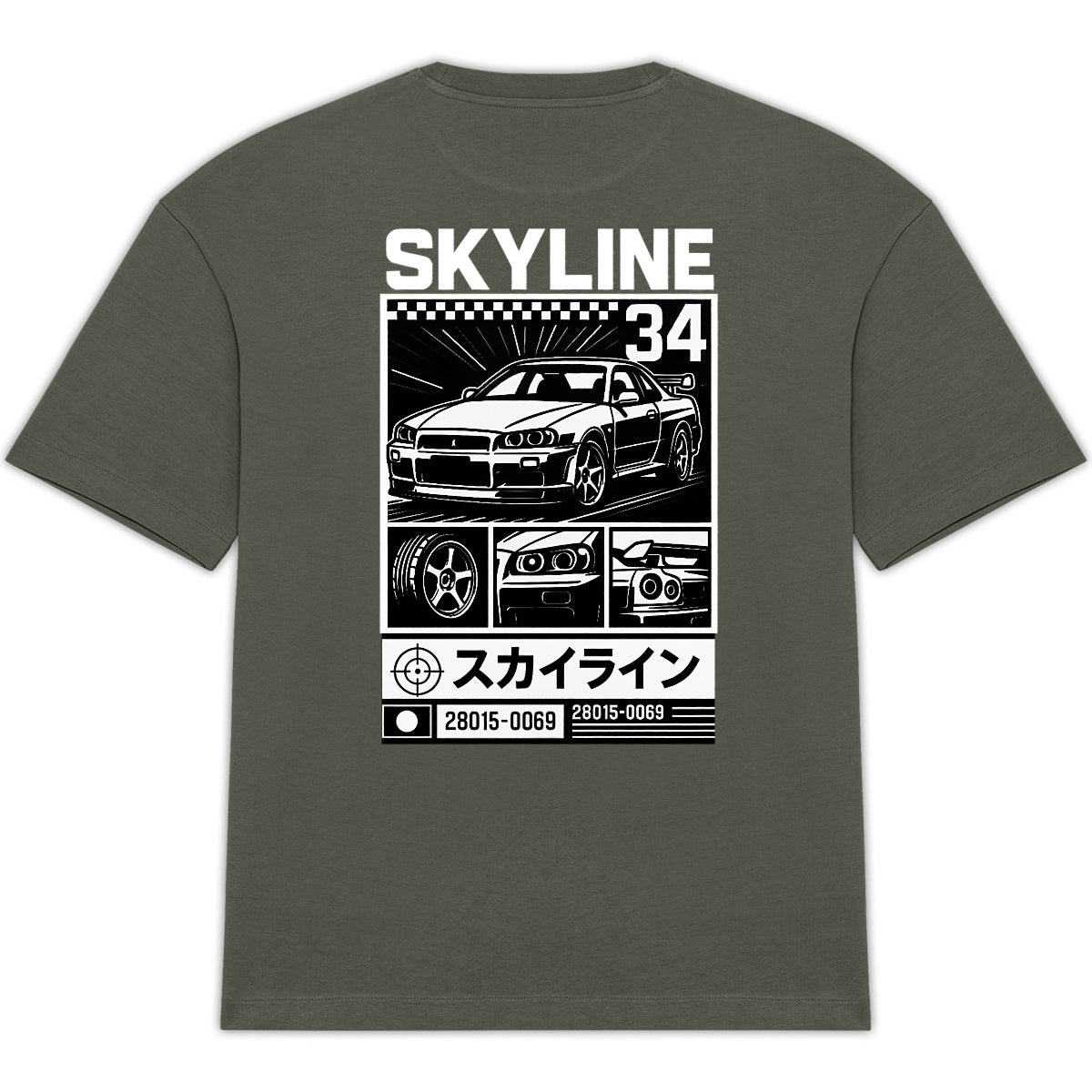 Skyline car - Tshirt