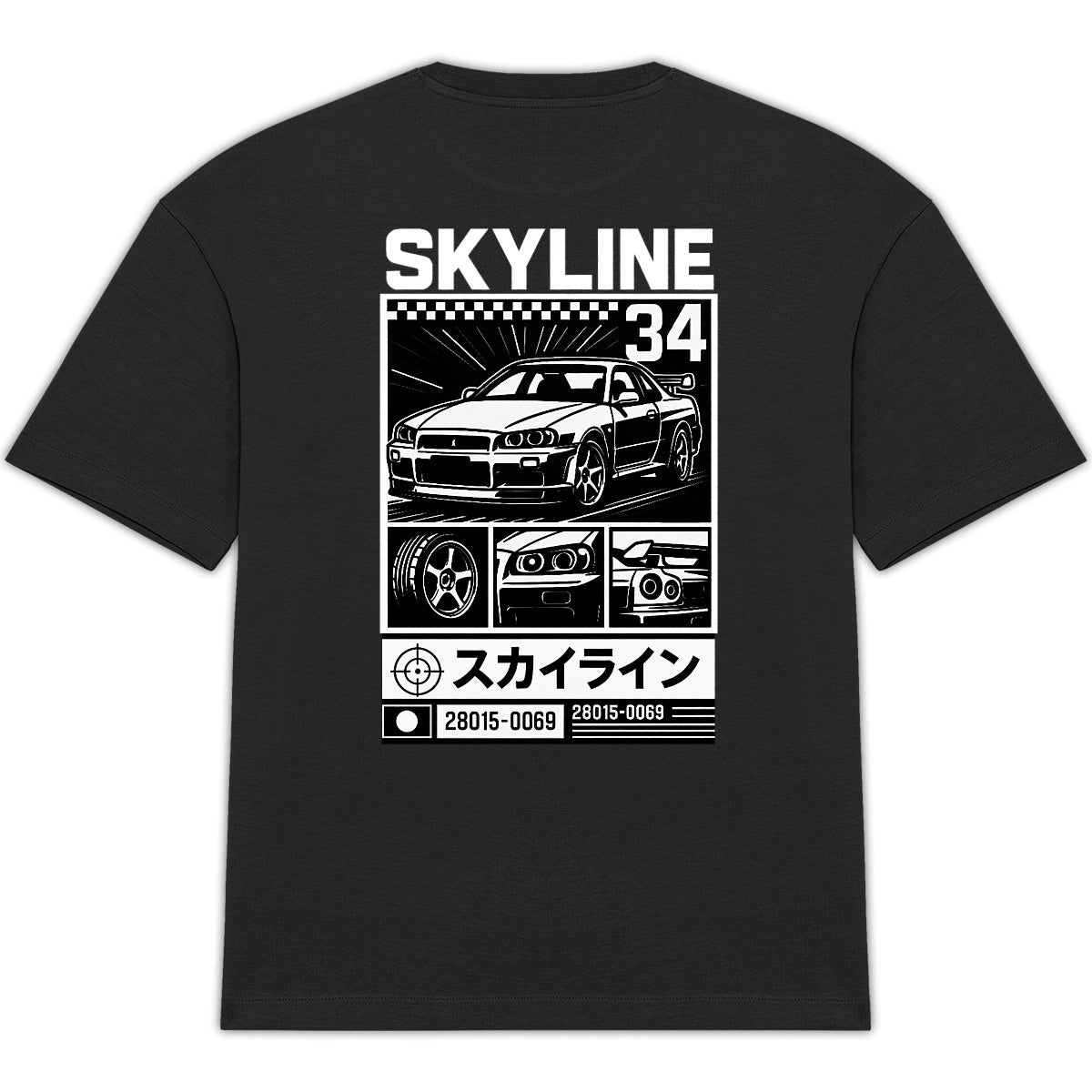 Skyline car - Tshirt