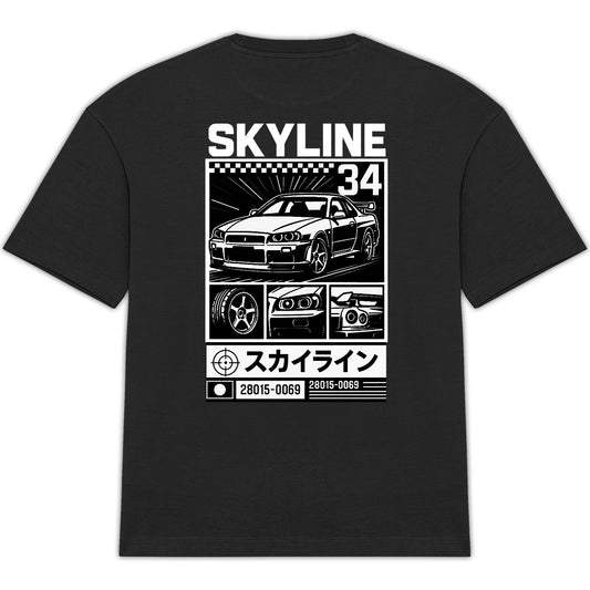 Skyline car - Tshirt